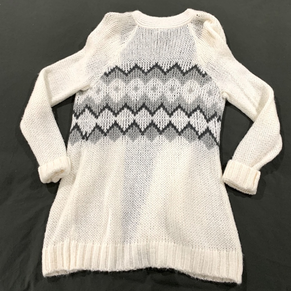 GAP Cream Aztec Cardigan - Picture 2 of 3